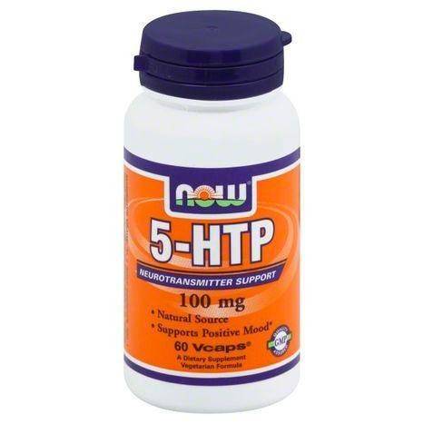 Now 5-HTP, 100 mg, Vcaps - 60 Each