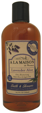 A La Maison Lavender Aloe Bath & Shower Gel-16.9 Oz