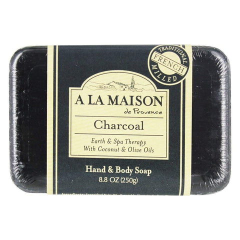 A La Maison Charcoal Soap For Hand and Body-8.8 Oz