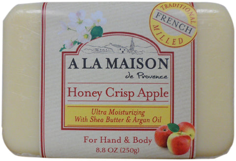 A La Maison Honey Crisp Apple With Shea Butter & Argan Oil Soap For Hand & Body-8.8 Oz