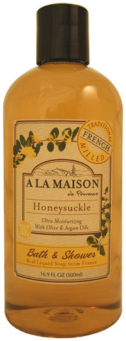 A La Maison Honeysuckle Bath & Shower Gel-16.9 Oz