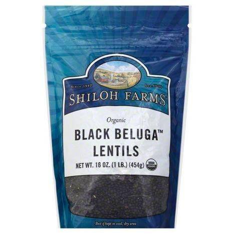 Shiloh Farms Lentils, Organic, Black Beluga - 16 Ounces