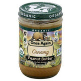 Once Again Peanut Butter, Creamy, Unsweetened & Salt Free, Organic - 16 Ounces