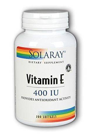 Solaray Vitamin E 400 IU Dietary Supplement - 50 Softgels