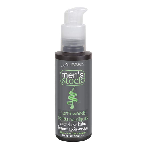 Aubrey Men's Stock North Woods After Shave Balm-4 Oz