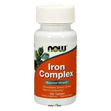 NOW Iron Complex - 100 Tabs