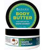 Zion Health Adama Body Butter With Argan Oil White Coconut-4 Oz