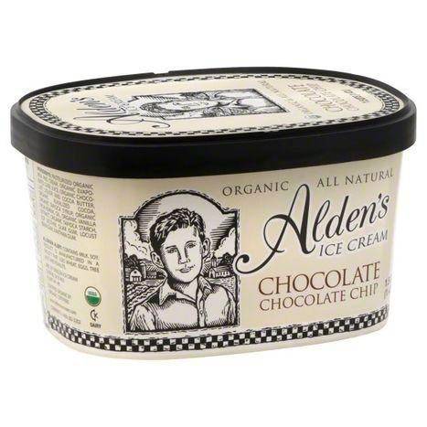 Aldens Organic Ice Cream, Chocolate Chocolate Chip - 1.5 Quarts