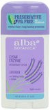 Alba Botanica Clear Enzyme Deodorant Lavender-2 Oz