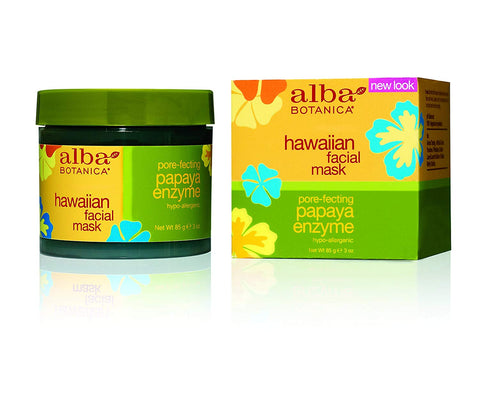 Alba Botanica Hawaiian Facial Mask Pore-Fecting Papaya Enzyme-3 Oz