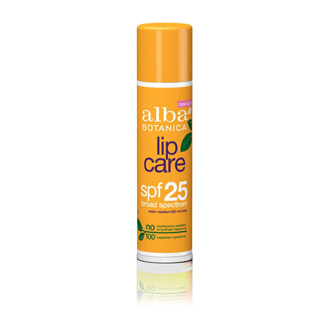 Alba Botanica Very Emollient Sunscreen Lip Care SPF 25-0.15 Oz