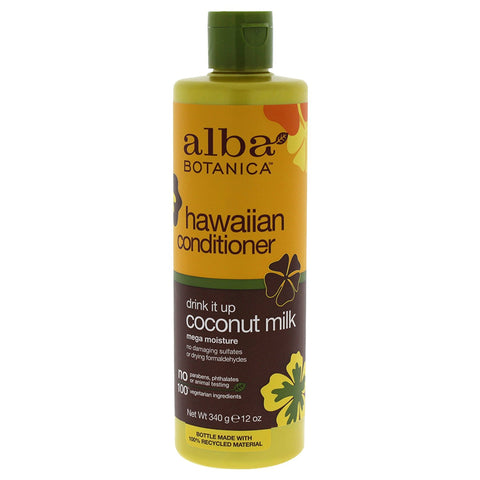 Alba Botanica Hawaiian Conditioner Drink It Up Coconut Milk-12 Oz