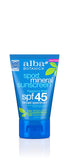 Alba Botanica Sport Mineral Sunscreen Spf 45 Fragrance Free-4 Oz