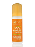 Alba Botanica Very Emollient Foam Shave Mango Vanilla-5 Oz