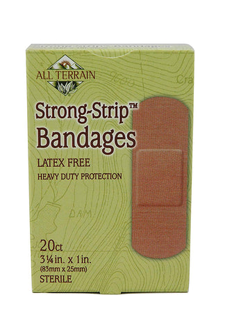 All Terrain Strong Strip Bandages Latex Free-20 ct