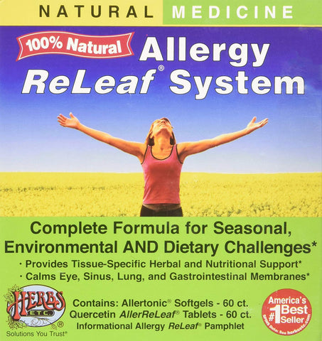 Herbs Etc Allergy ReLeaf System Complete Formula-120 Count