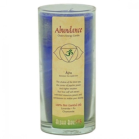 Aloha Bay Abundance Ajna Chakra Energy Candle-11 Oz