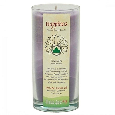 Aloha Bay Happiness Sahasrara Chakra Energy Candle-11 Oz