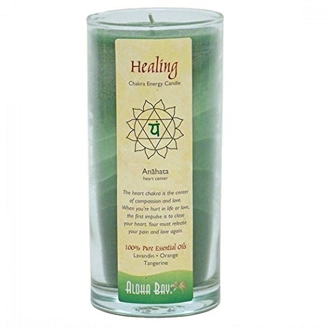 Aloha Bay Healing Anahata Chakra Energy Candle-11 Oz