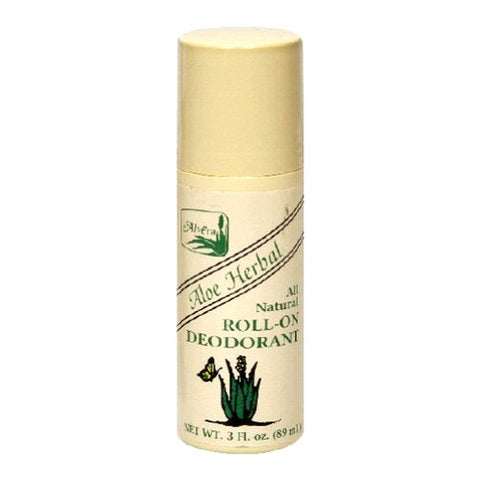 Alvera Roll On Deodorant Aloe Herbal-3 Oz