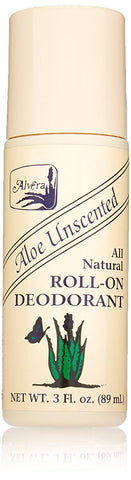 Alvera Roll On Deodorant Aloe Unscented-3 Oz