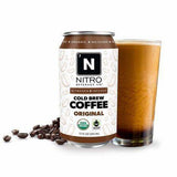 Nitro Beverages Coorganic Nitrogen Infused Cold Brew Coffee - 12 Fluid Ounces