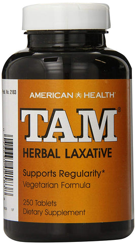 American Health TAM Herbal Laxative-250 Tablets