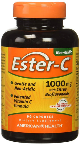 American Health Ester-C 1000 Mg With Citrus Bioflavonoids-90 Capsules