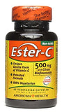 American Health Ester-C 500 Mg With Citrus Bioflavonoids-60 Vegetarian Capsules