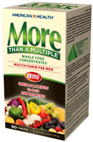 American Health More Than A Multiple Multivitamin For Men-90 Tablets