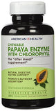 American Health Super Papaya Enzyme Plus-250 Chewable Tablets