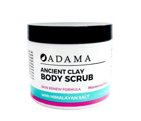 Zion Health Adama Ancient Clay Body Scrub With Himalayan Salt Moroccan Pear-4 Oz