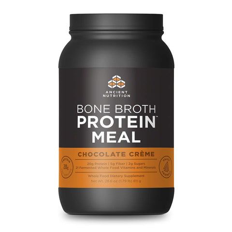 Ancient Nutrition Bone Broth Protein Meal Chocolate Creme-28.6 Oz