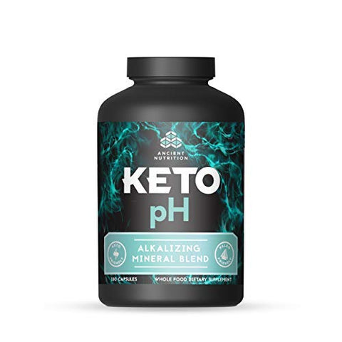 Ancient Nutrition Keto pH Alkalising Mineral Blend-180 Capsules