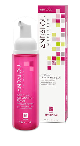 Andalou Naturals 1000 Roses Cleansing Foam Sensitive-5.5 Oz