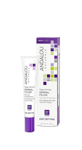 Andalou Naturals Dermal Filler With Resveratol Q10 Age Defying-0.6 Oz