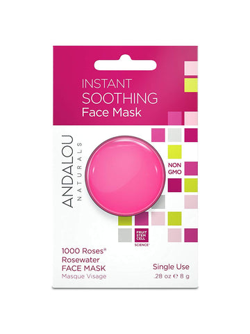 Andalou Naturals Instant Soothing Face Mask With 1000 Roses Rosewater-0.28 Oz