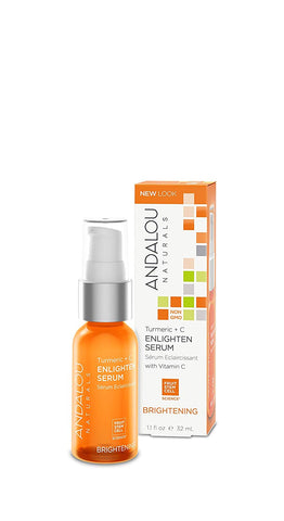 Andalou Naturals Turmeric+C Enlighten Serum-1.1 Oz