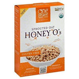 One Degree Organic Foods Cereal, Sprouted Oat, Honey O's - 10 Ounces