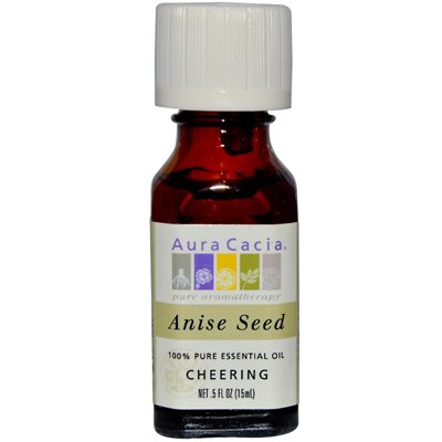 Aura Cacia Anise Seed Oil Cheering-0.5 Oz