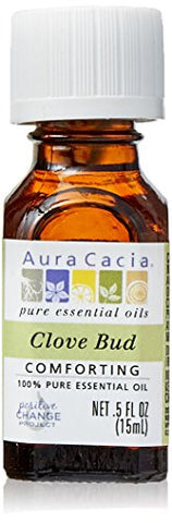 Aura Cacia Clove Bud Oil Comforting-0.5 Oz