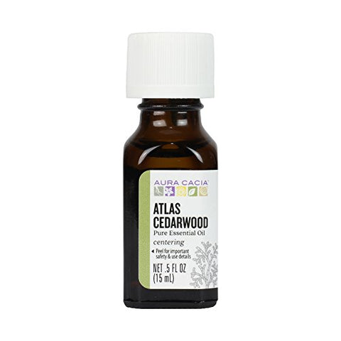 Aura Cacia Atlas Cedarwood Oil Grounding-0.5 Oz