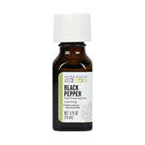 Aura Cacia Black Pepper Warming Oil-0.5 Oz