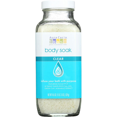 Aura Cacia Body Soak Clear-18.5 Oz