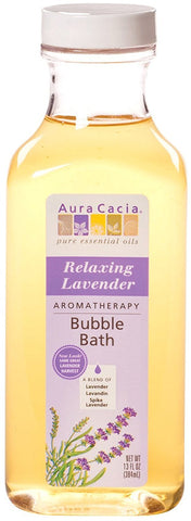 Aura Cacia Relaxing Lavender Bubble Bath-13 Oz