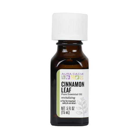 Aura Cacia Cinnamon Leaf Oil Revitalizing-0.5 Oz