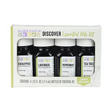 Aura Cacia Essential Oils Discovery Kit-0.25 Oz Each