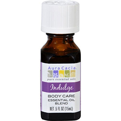 Aura Cacia Indulge Body Care Essential Oil Blend-0.5 Oz