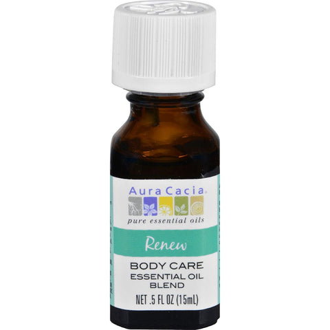 Aura Cacia Renew Body Care Essential Oil Blend-0.5 Oz