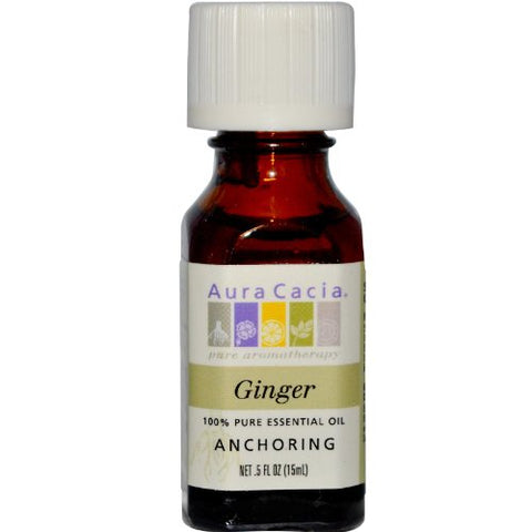 Aura Cacia Ginger Oil Anchoring-0.5 Oz